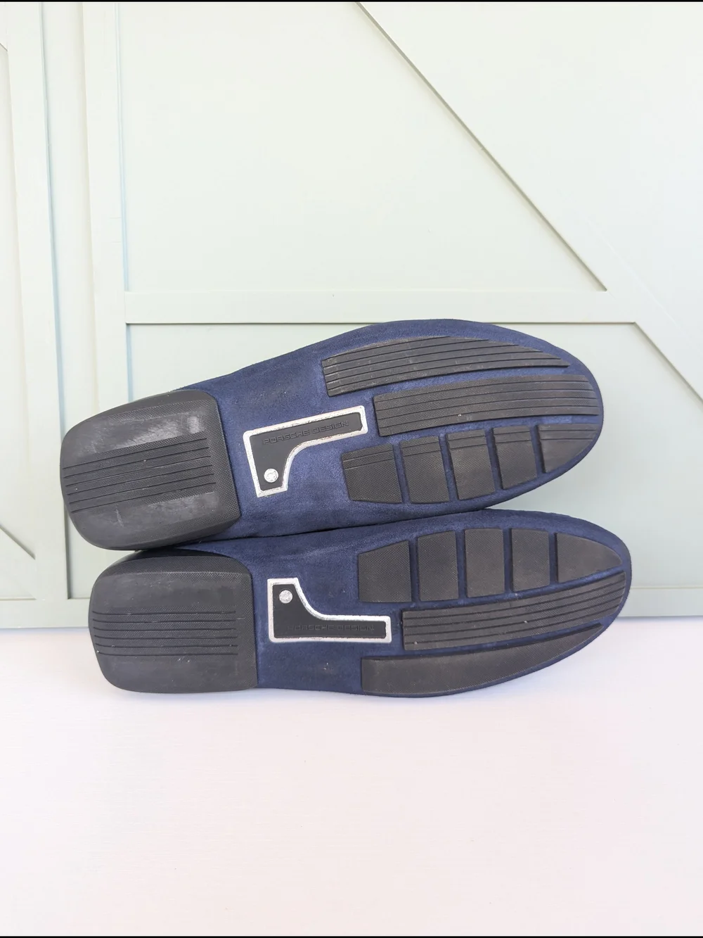 Porsche Design Men's Navy Suede Loafers